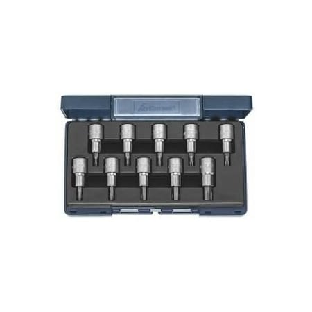 Garant Torx Bit Socket Set, 1/2 inch Dr, 10 Pc, TX20 - TX60, 639501 10 639501 10